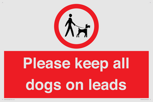 Please keep all dogs on leads